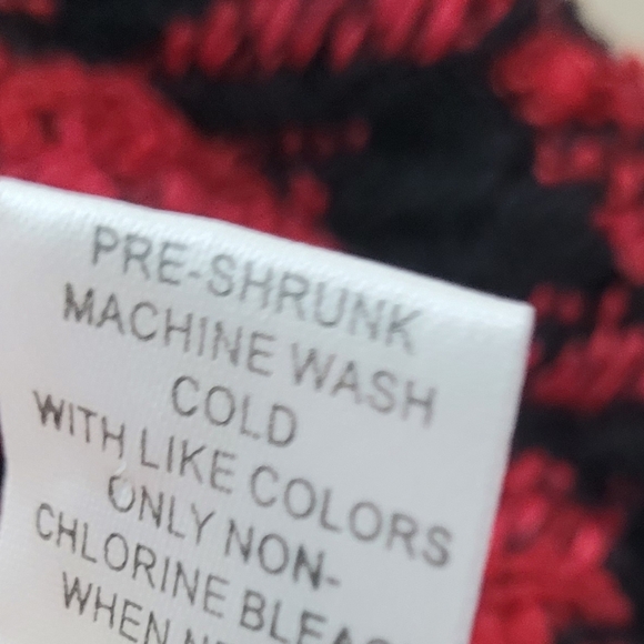 Lulu B Red & Black Houndstooth Blazer Size M - Picture 8 of 8